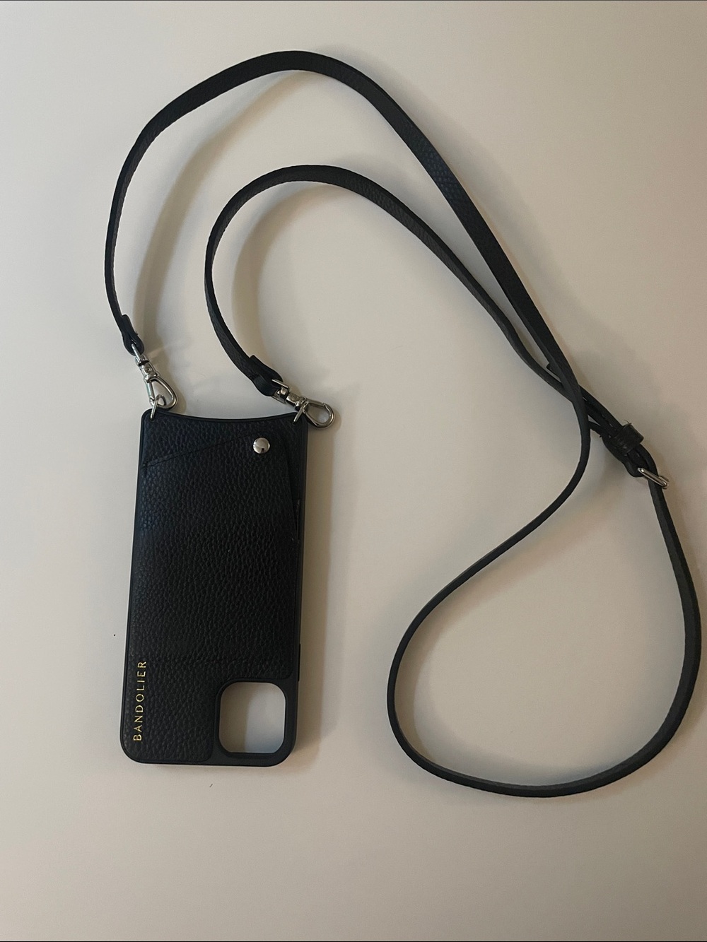 Emma Leather Bandolier Crossbody Phone Case